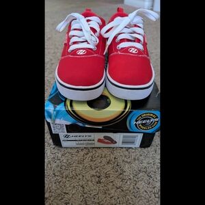 Heelys Kids Red Sneakers with Wheels